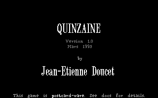 Quinzaine atari screenshot